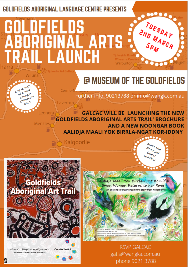 Goldfields Aboriginal Arts Trail brochure launch